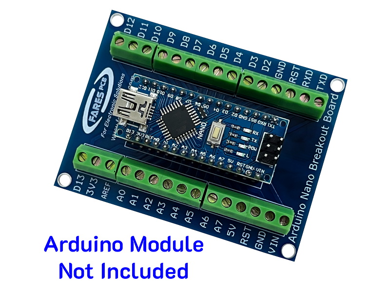 Arduino Nano Breakout Board – Fares PCB
