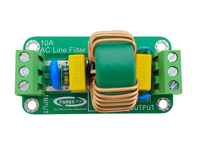 10A AC Line Filter Fares PCB