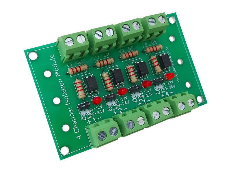 4Channel Isolation Module Fares PCB