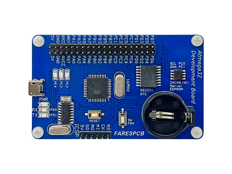 Atmega32 Development Board.